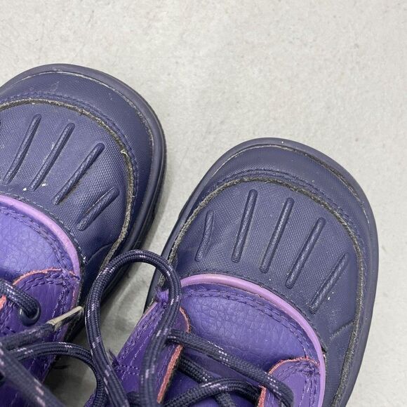 Nike Woodside 2 High TD ACG Goadome Boot Purple Logo Kids Size 13C 524878-500 - Picture 5 of 7